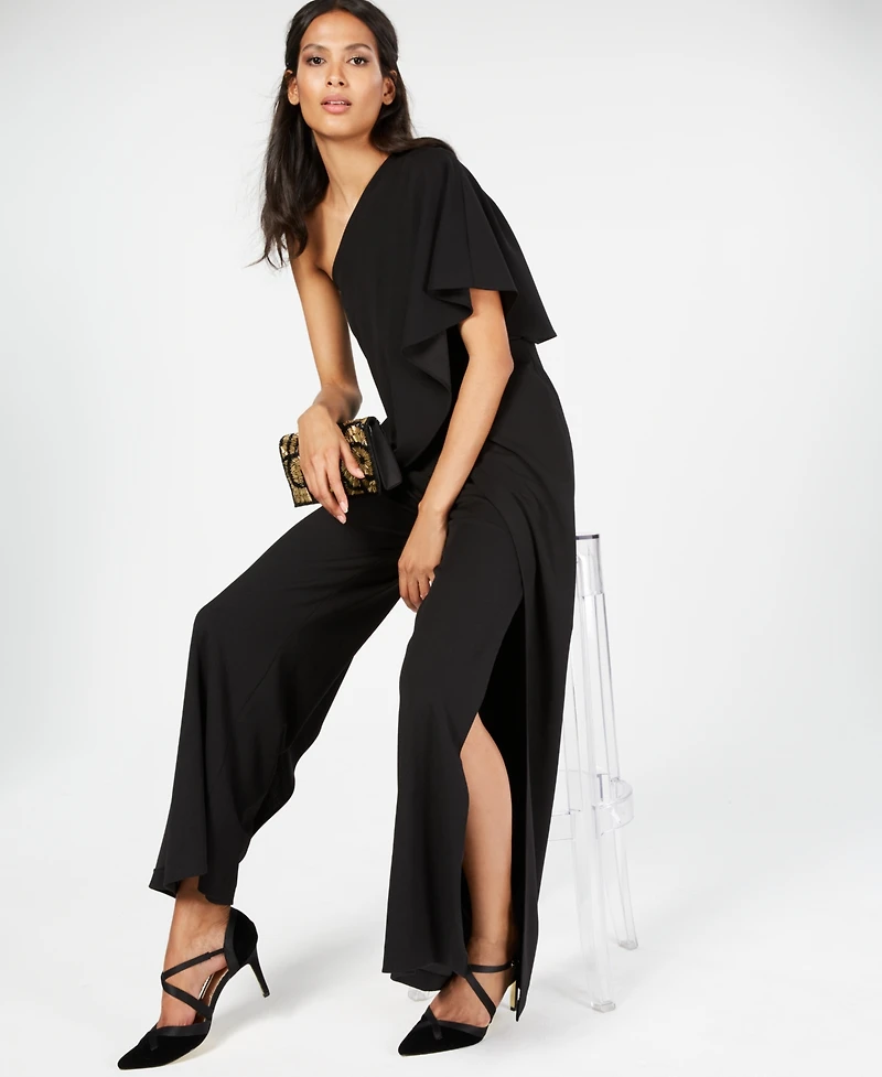 Adrianna Papell One-Shoulder Jumpsuit