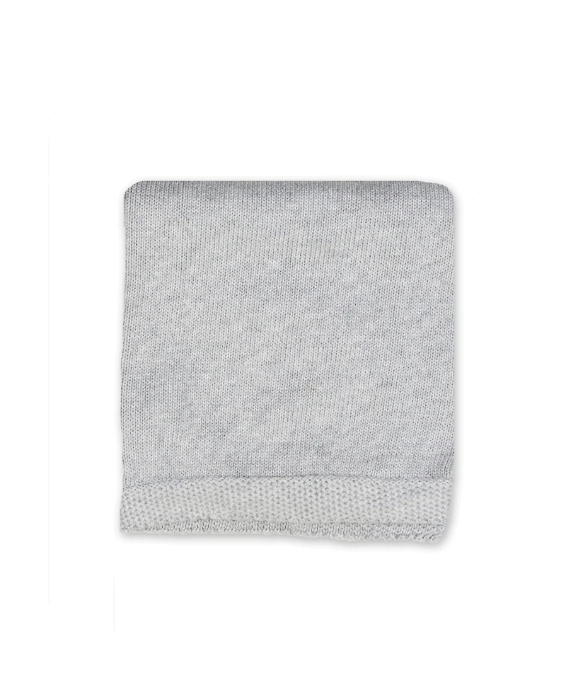 Baby Mode Signature Baby All Cotton Knit Blanket with Soft Border