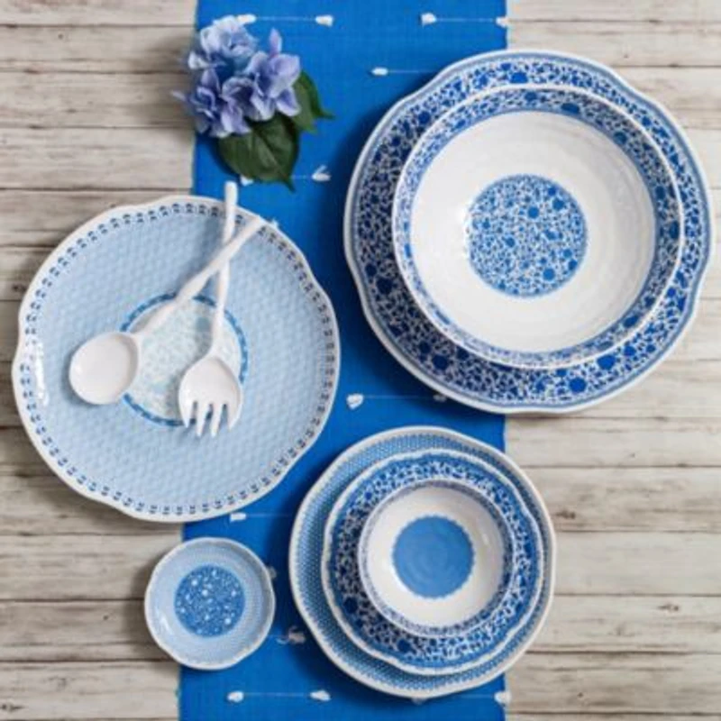 Q Squared Heritage Melamine Dinnerware Collection