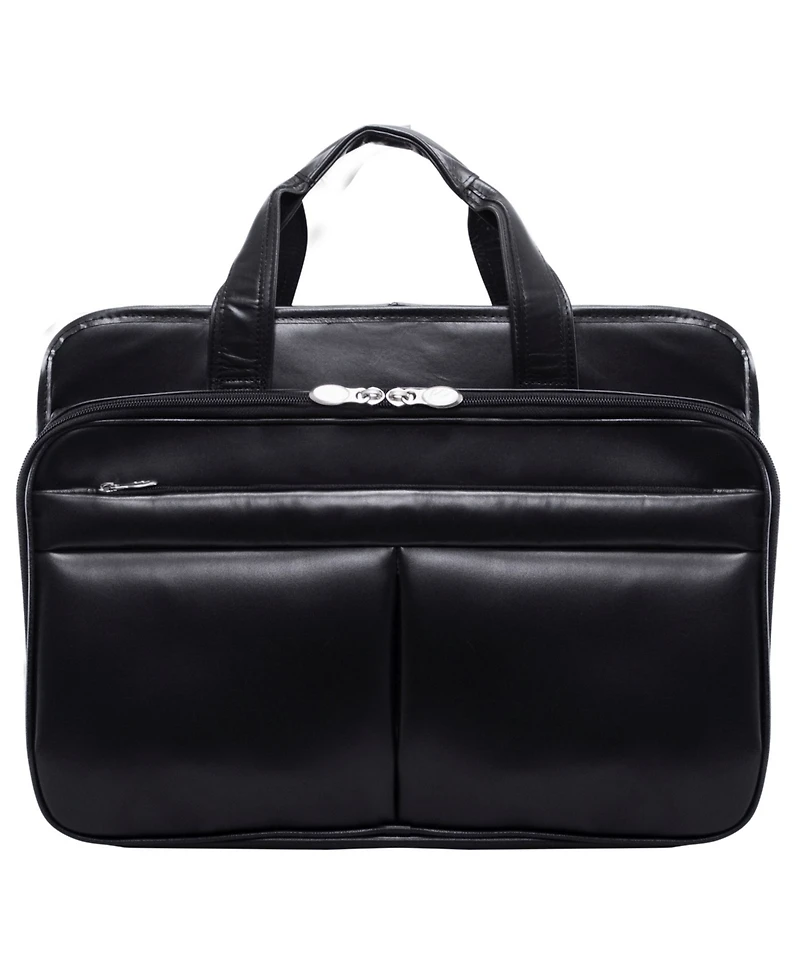 Mcklein Walton 17" Laptop Briefcase with Removable Sleeve