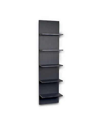 Danya B. Grain Finish Wide Column Wall Shelf