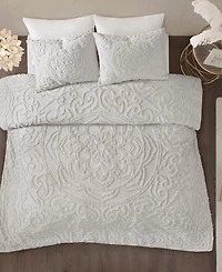 Madison Park Laetitia Medallion 3-Pc. Duvet Cover Set, Full/Queen