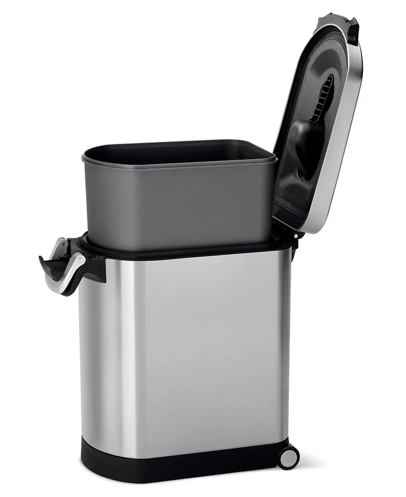 simplehuman Medium Pet Food Can, Storage Container with Magnetic Scoop
