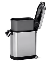 simplehuman Medium Pet Food Can, Storage Container with Magnetic Scoop