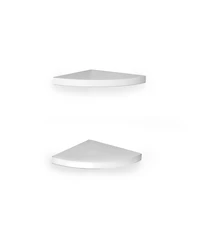 Danya B Corner Radial Shelves (Set of 2)
