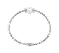 Honora Cultured Freshwater Pearl (8-9mm) Bangle Bracelet in Sterling Silver