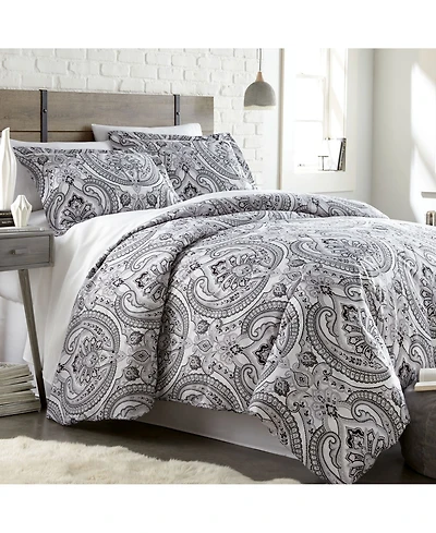 Southshore Fine Linens Classic Paisley 3-Pc. Duvet Cover Set