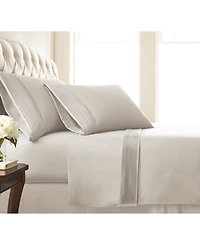 Southshore Fine Linens Classy Pleated 21" Extra Deep Pocket Sheet Set, Queen