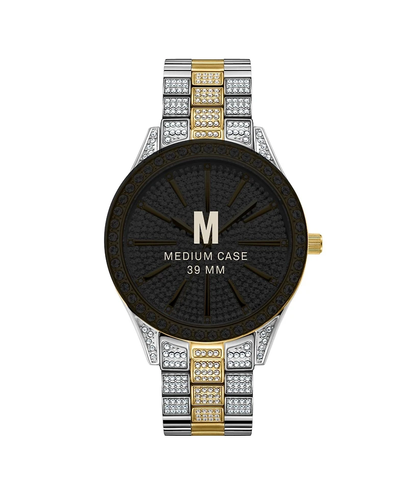 Jbw Women's Cristal Diamond (1/8 ct.t.w.) Stainless Steel Watch