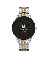Jbw Women's Cristal Diamond (1/8 ct.t.w.) Stainless Steel Watch