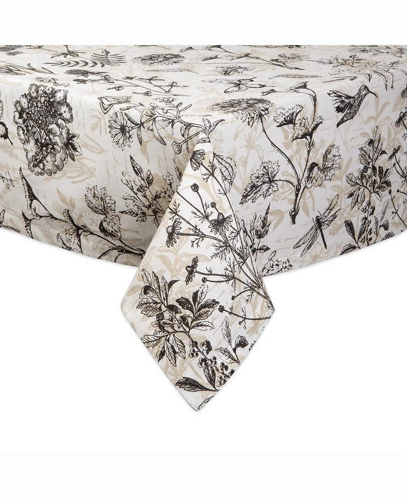 Botanical Print Table cloth 60" X 84"