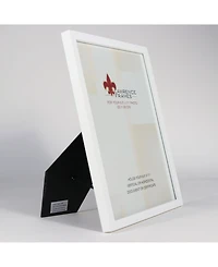 Lawrence Frames White Wood Certificate Picture Frame - Gallery Collection - 8.5" x 11"