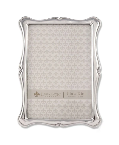 Lawrence Frames 710246 Silver Metal Romance Picture Frame - 4" x 6"