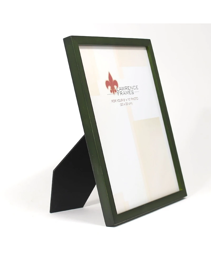 Lawrence Frames Green Wood Picture Frame - Gallery Collection - 8" x 10"