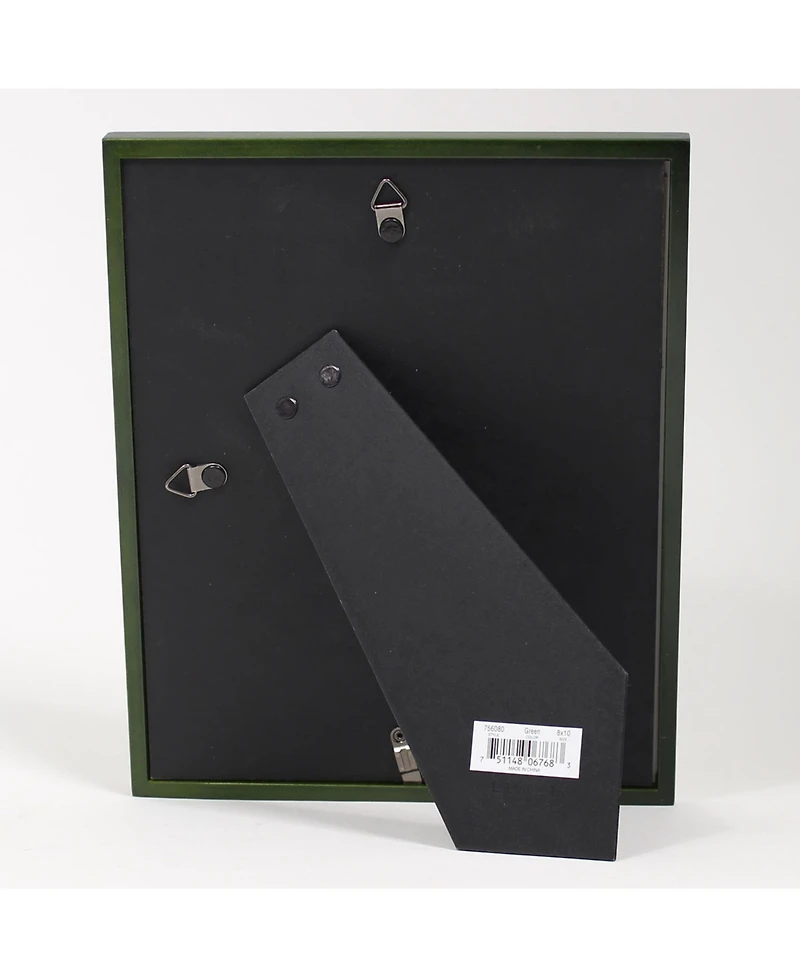 Lawrence Frames Green Wood Picture Frame - Gallery Collection - 8" x 10"