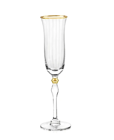 Qualia Glass Salem Flutes, Set Of 4