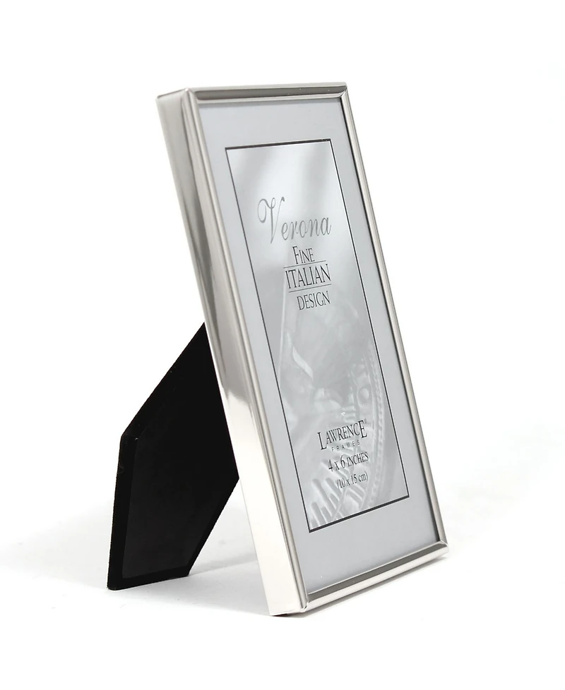 Lawrence Frames Simply Silver Metal Picture Frame - 4" x 6"