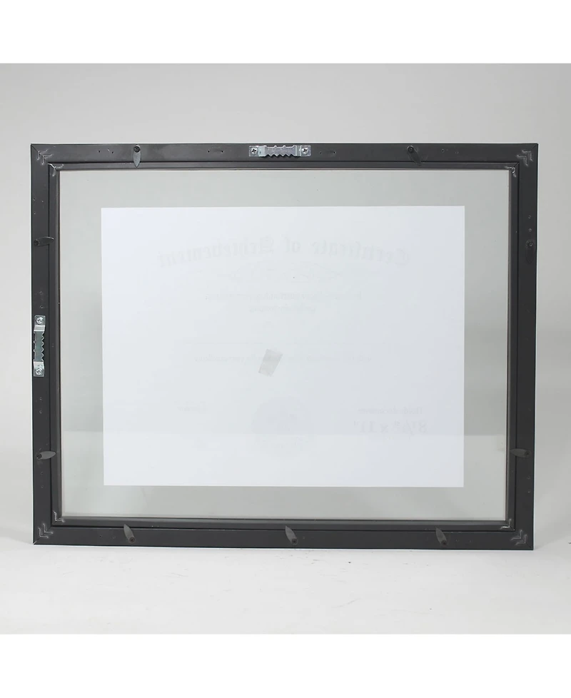 Lawrence Frames Multi Use Black Float Document Frame - 11" x 14"