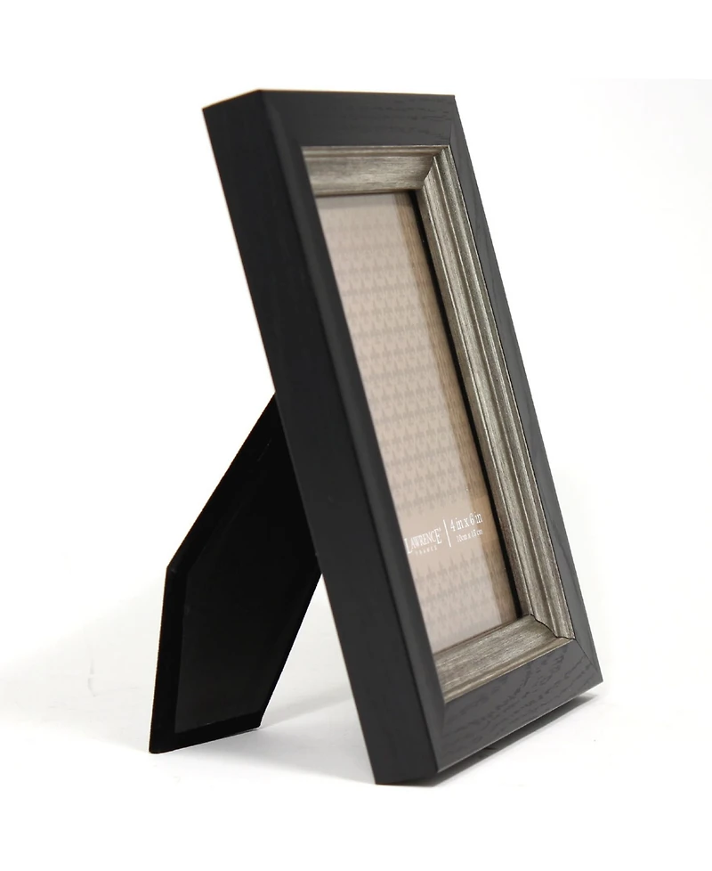 Lawrence Frames Black with Burnished Silver Inner