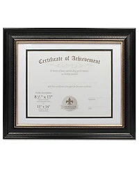 Lawrence Frames Dual Use Black Beaded Document Frame - 11" x 14"