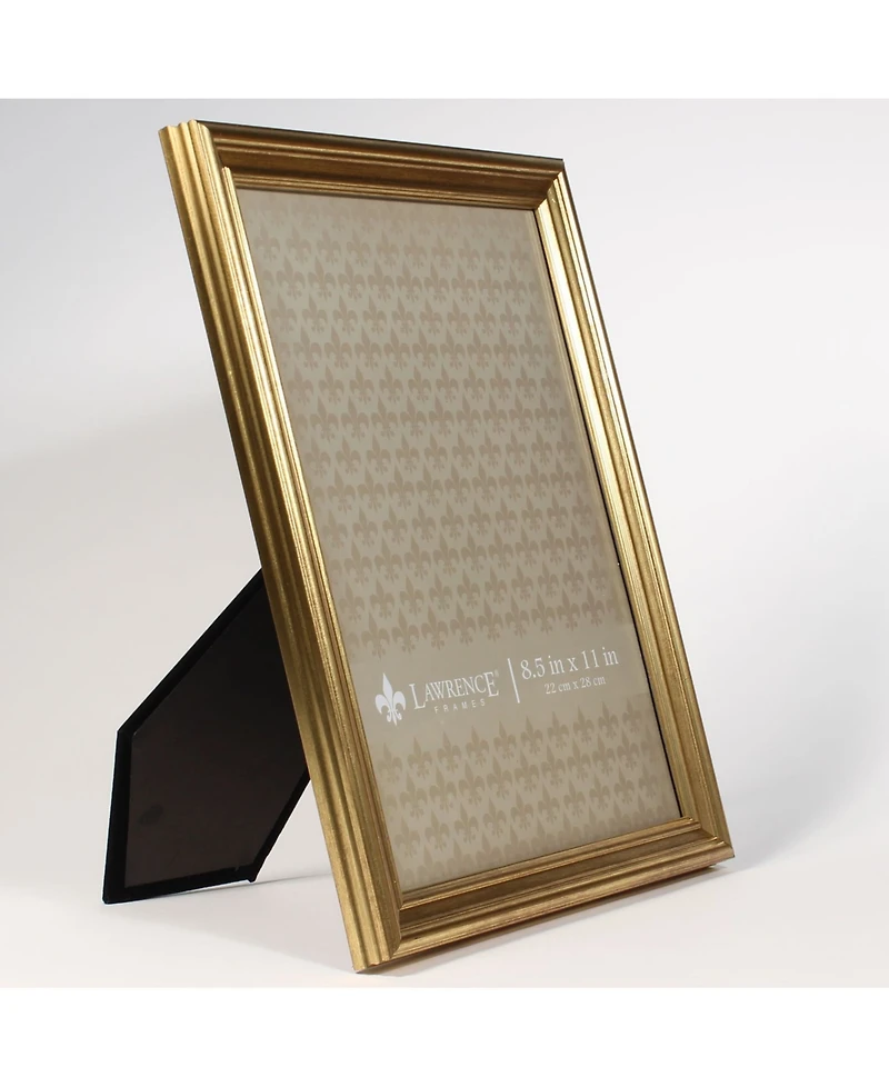 Lawrence Frames Sutter Burnished Gold Picture Frame - 8.5" x 11"