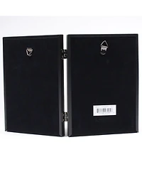 Lawrence Frames Hinged Double Simply Black Picture Frame - 5" x 7"