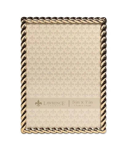 Lawrence Frames Golden Rope Picture Frame - 5" x 7"