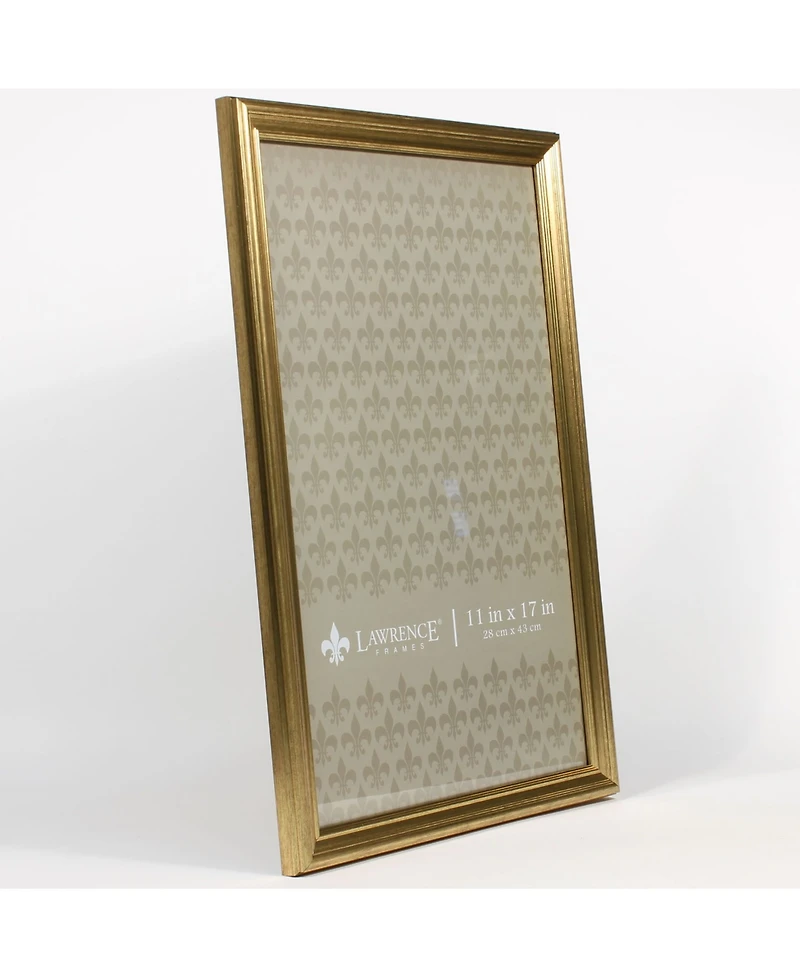 Lawrence Frames Sutter Burnished Gold Picture Frame - 11" x 17"