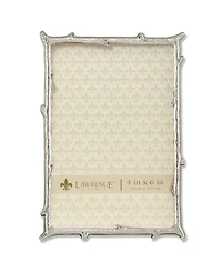 Lawrence Frames Silver Metal Picture Frame with Natural Branch Design