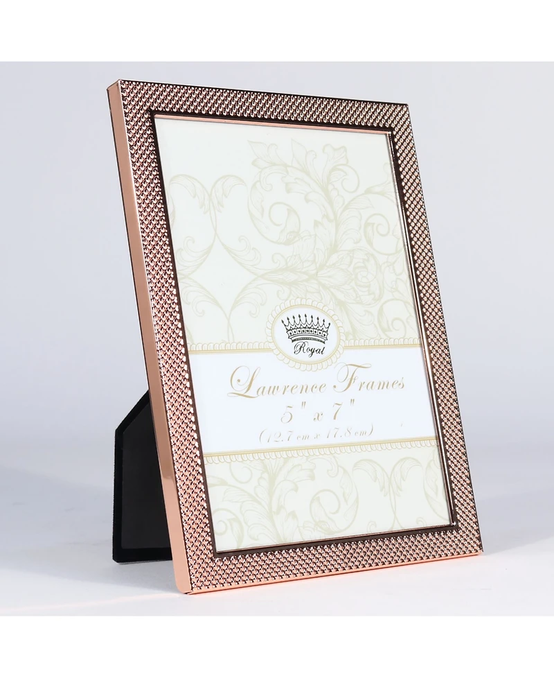 Lawrence Frames Fawn Pin Dot Pattern Copper Picture Frame - 5" x 7"