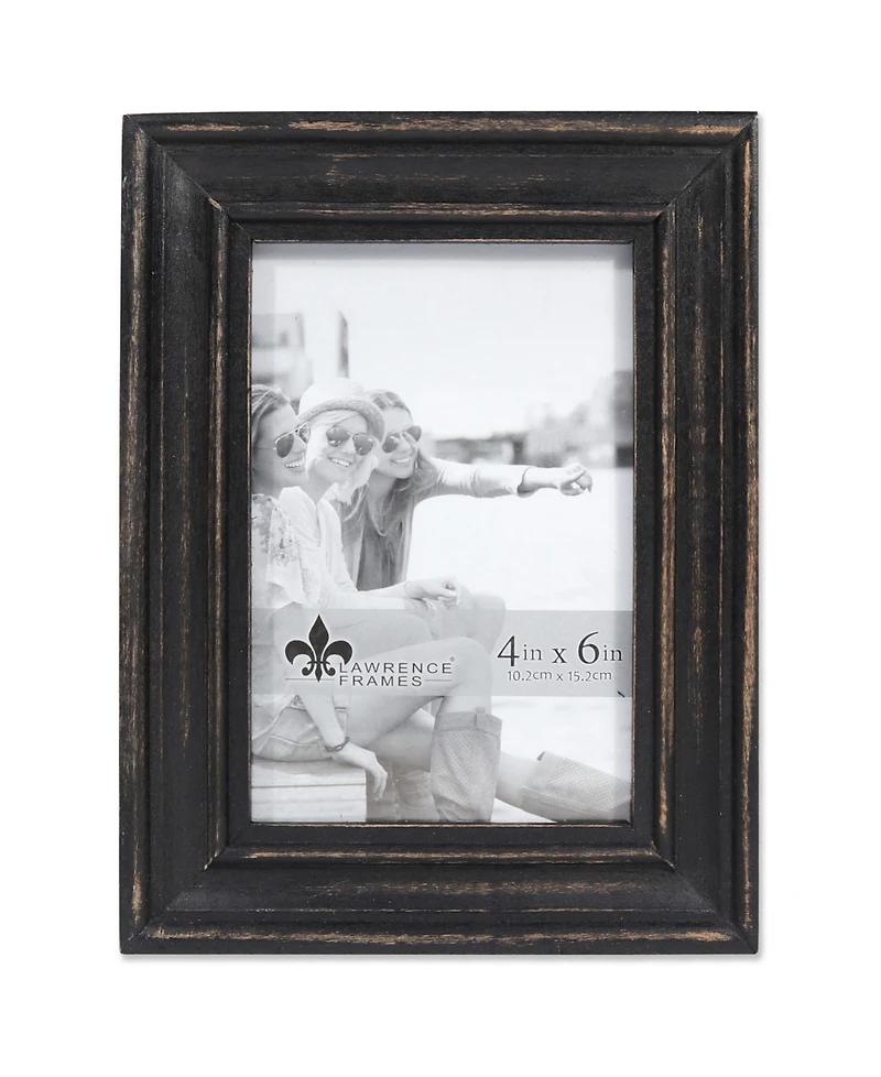 Lawrence Frames Durham Weathered Black Wood Picture Frame