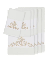 Linum Home Turkish Cotton Scarlet -Pc. Embellished Towel Set