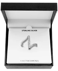 Diamond Statement Ring (1/10 ct. t.w.) Sterling Silver