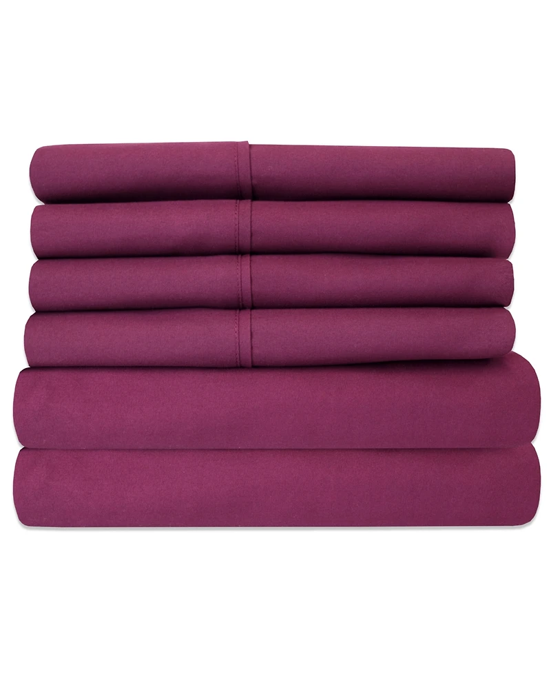Sweet Home Collection 6-Pc. Sheet Set, California King