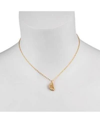 Noir Cubic Zirconia Lemon Necklace