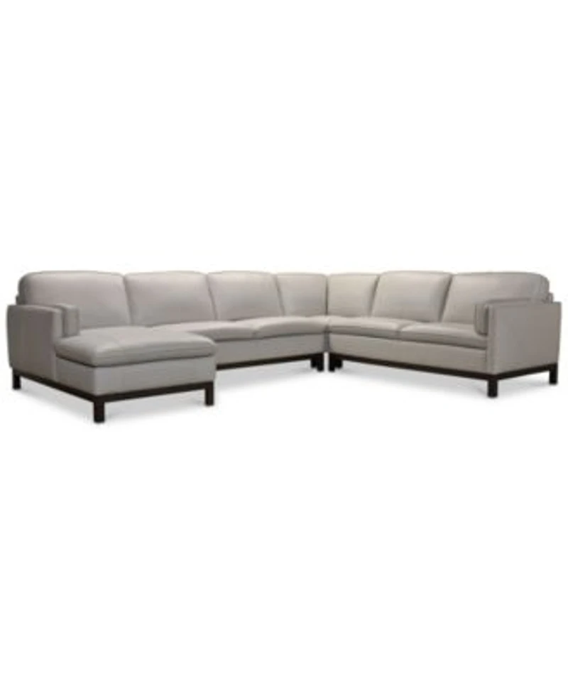 Closeout Virton Leather Sofa Collection Created For Macys