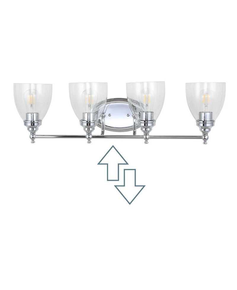 Jonathan Y Marais 30" 4-Light Led Wall Sconce