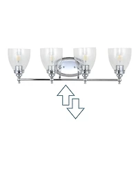 Jonathan Y Marais 30" 4-Light Led Wall Sconce