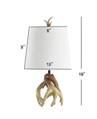 Jonathan Y Vermont 19" Antler Led Table Lamp