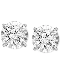 TruMiracle Diamond Stud Earrings (1-1/4 ct. t.w.) 14k White, Yellow or Rose Gold