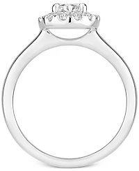 Diamond Pear Halo Engagement Ring (1 ct. t.w.) in 14k White, Yellow or Rose Gold