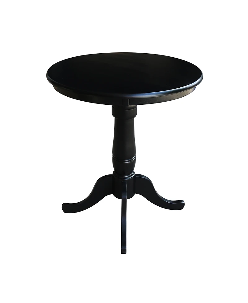 International Concepts 30" Round Top Pedestal Table- 34.9"H