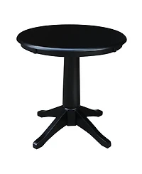 International Concepts 30" Round Top Pedestal Table- 28.9"H