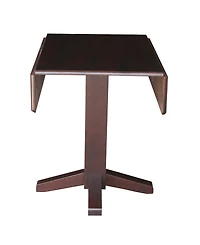 International Concepts 36" Square Dual Drop Leaf Dining Table