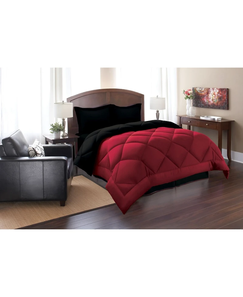 Elegant Comfort Reversible Down Alternative 3 Pc. Comforter Sets, Full/Queen