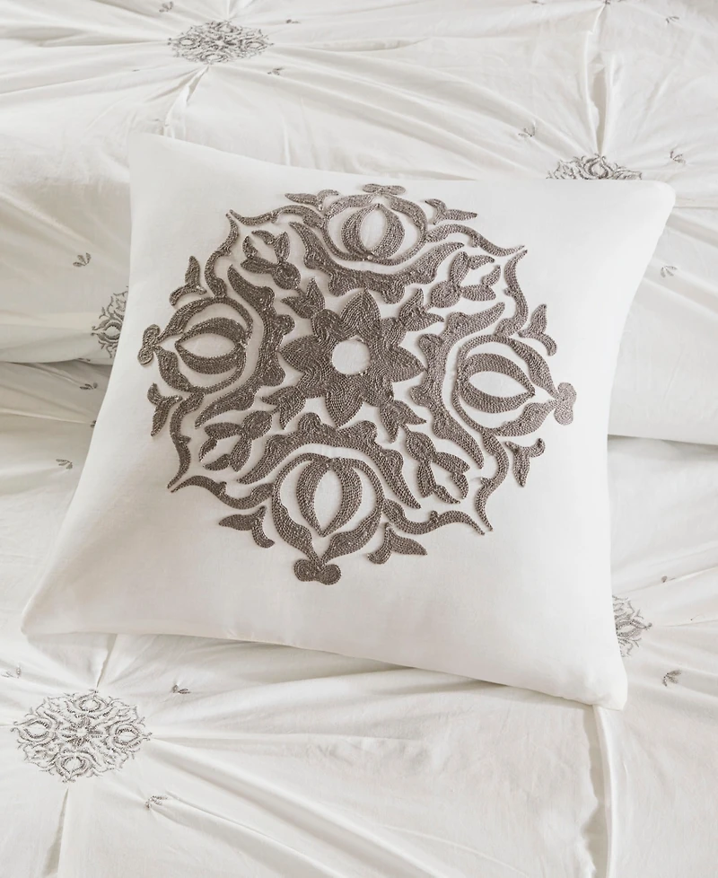 Madison Park Malia Embroidered 6-Pc. Comforter Set