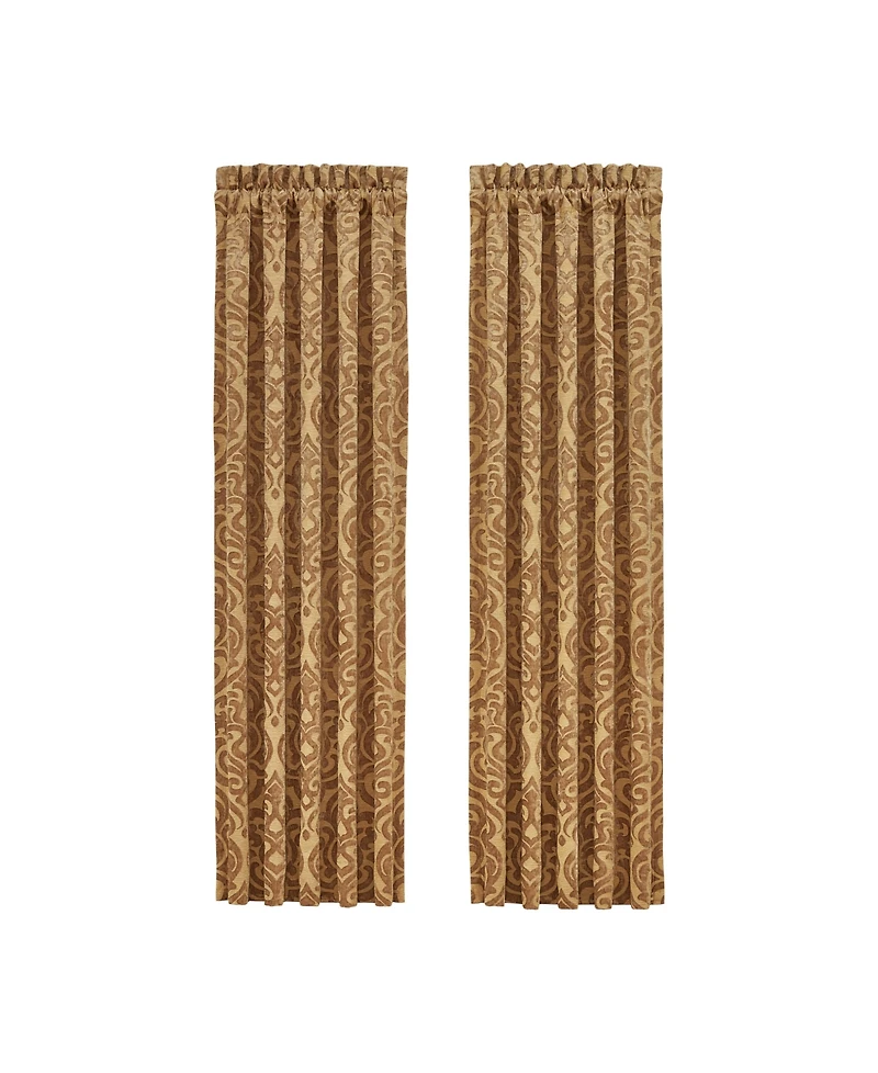 J Queen New York Sicily Window Panel Pair, 50" x 84"