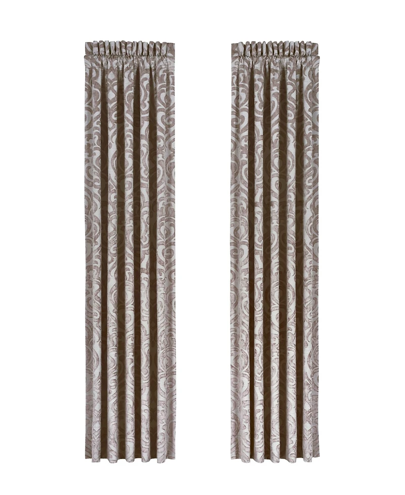 J Queen New York Sicily Window Panel Pair, 50" x 84"