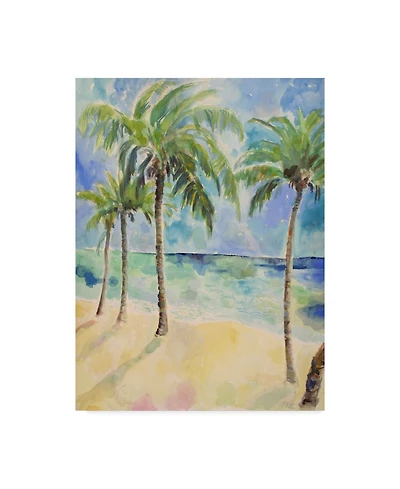 Lorraine Platt 'Palm Trees Coastal' Canvas Art - 18" x 24"