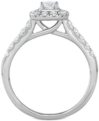 Diamond Halo Bridal Set (1 ct. t.w.) 14k White